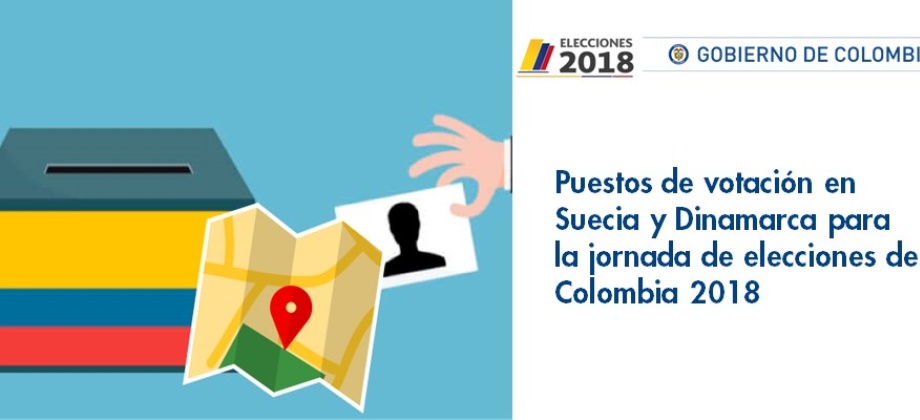Puestos de votación en Suecia y Dinamarca para la jornada de elecciones de Colombia