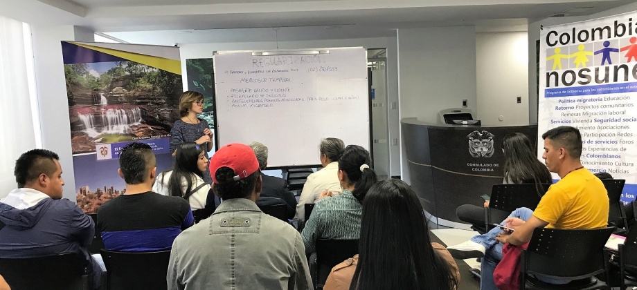Consulado de Colombia en Quito realizó una jornada informativa sobre regularización migratoria en Ecuador