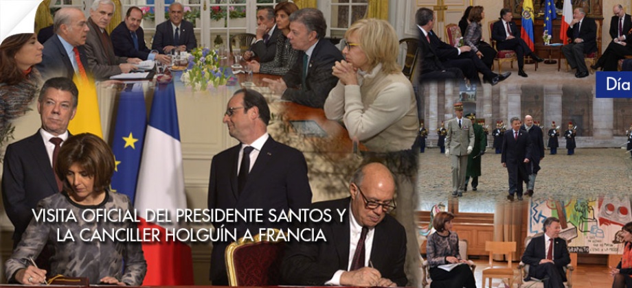 Resumen de noticias visita del Presidente y la Canciller a Francia