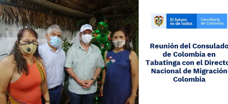Reunión del Consulado de Colombia en Tabatinga con el Director Nacional de Migración 