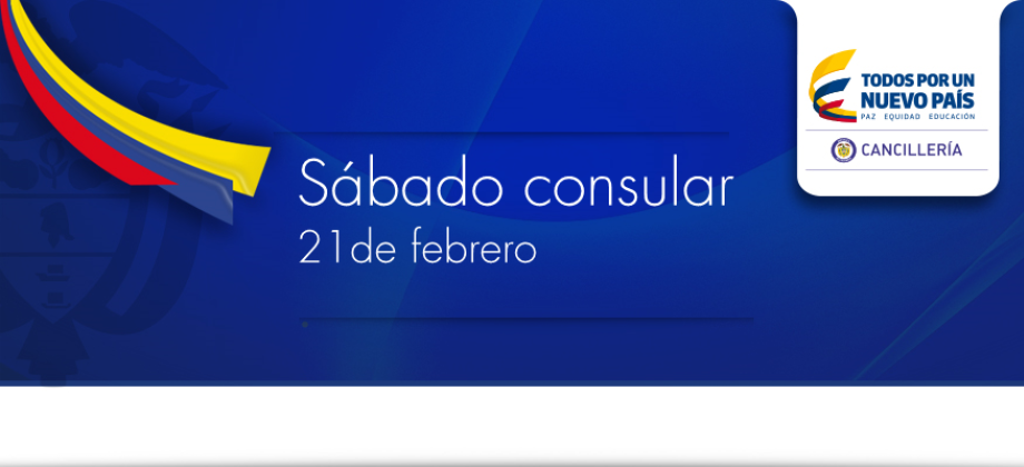A partir del 21 de febrero inician las jornadas de sabado consular