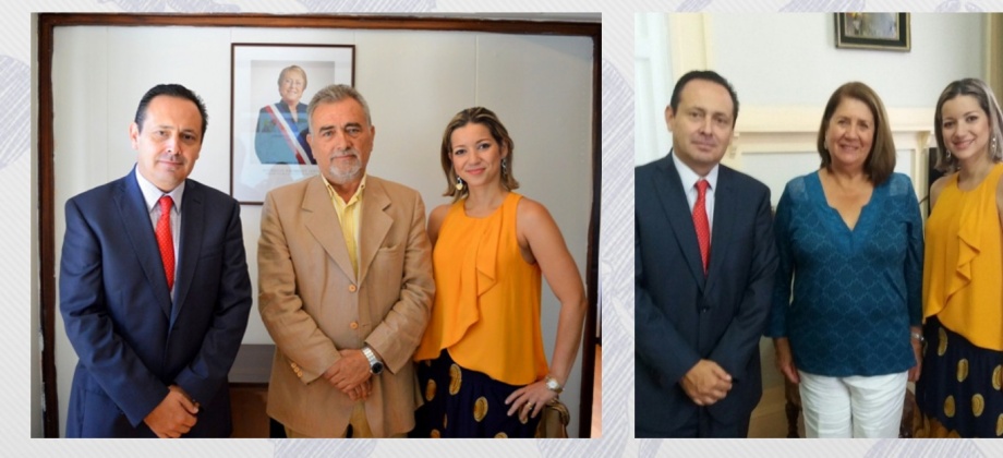 El Consulado de Colombia en Santiago de Chile sostuvo encuentros con autoridades de Valparaíso, Cachapoal y Rancagua