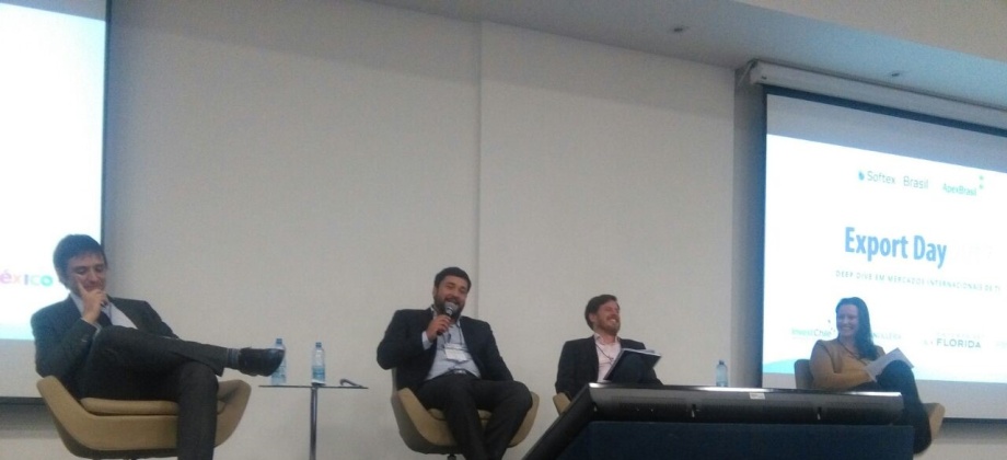Cónsul Oliverio Torres habló sobre oportunidades de inversión en Colombia en el sector de nuevas tecnologías, en el ‘Export Day’