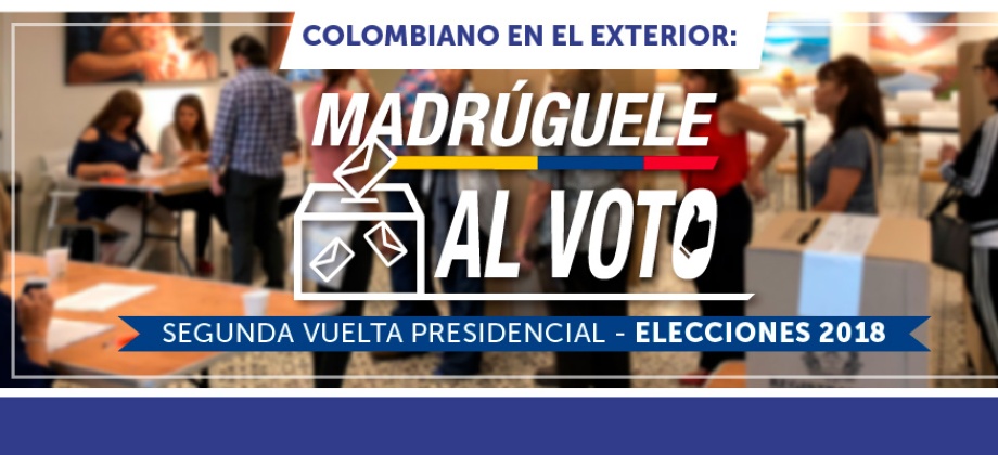 Colombiano en el exterior: aproveche esta semana para ir a votar y así evitará congestiones el domingo