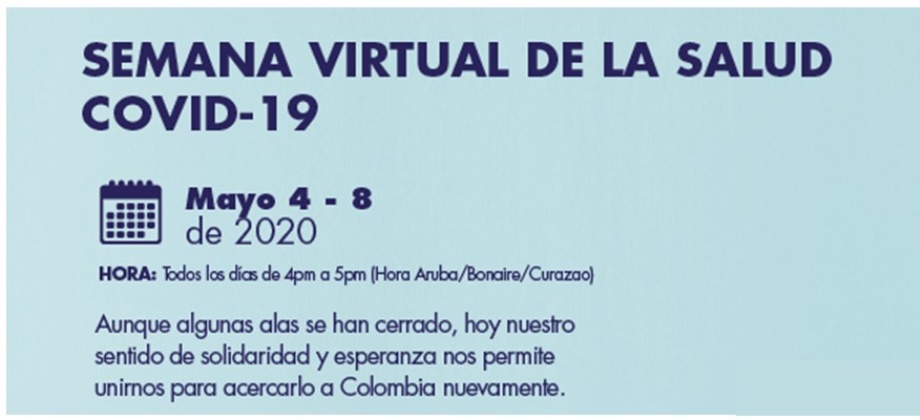 Semana Virtual de la Salud 2020 - ¡Gratis y sin salir de casa para los connacionales!