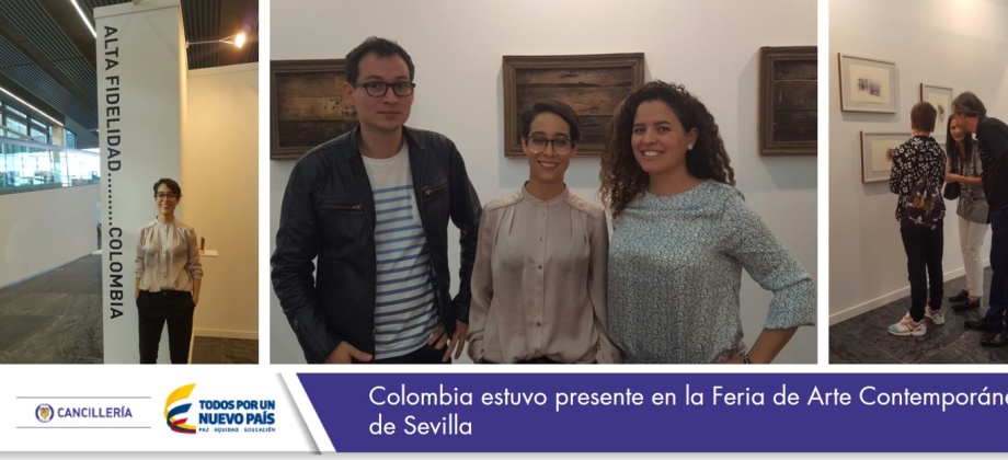Consulado de Colombia estuvo presente en la Feria de Arte Contemporáneo de Sevilla