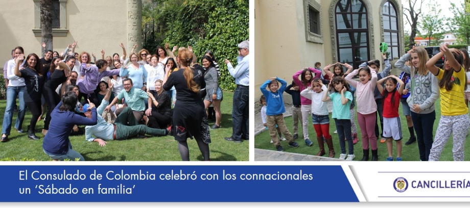 El Consulado de Colombia celebró con los connacionales un ‘Sábado en familia’