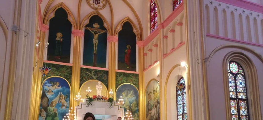 El Consulado de Colombia en Shanghái resaltó la visita del Papa Francisco a Colombia con una celebración eucarística