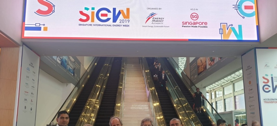 La Embajada de Colombia asistió a la Semana de la Energía en Singapur, SIEW 2019