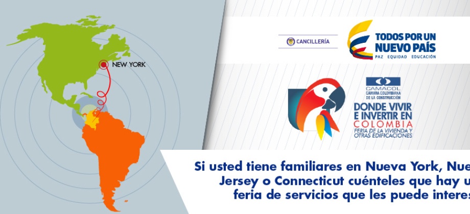  Si usted tiene familiares en Nueva York, Nueva Jersey o Connecticut cuénteles que hay una feria de servicios que les puede interesar