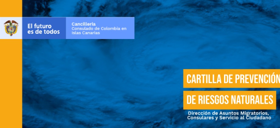 Cartilla de prevención de riesgos naturales en Islas Canarias