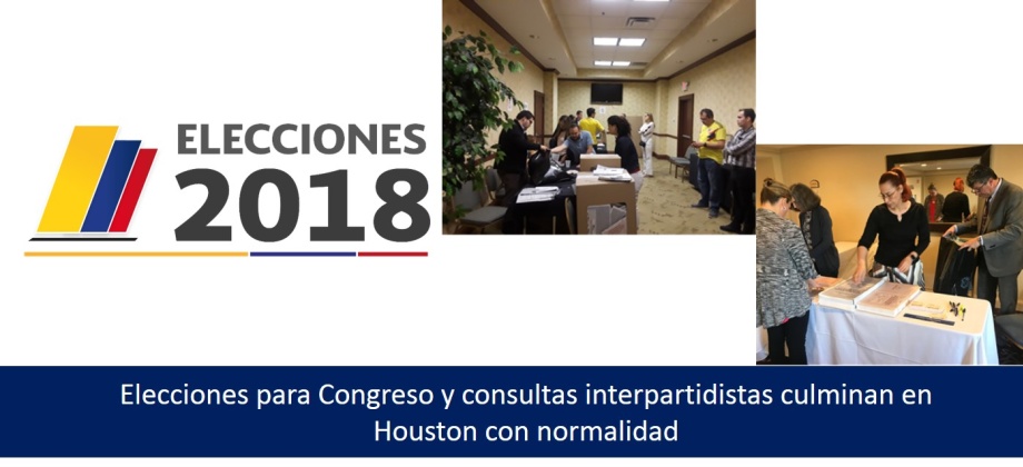Elecciones para Congreso y consultas interpartidistas culminan en Houston 