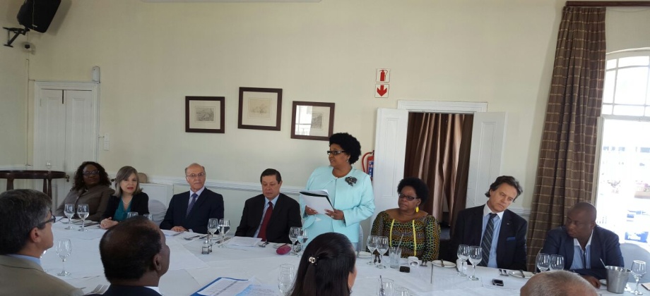 Embajadora de Colombia en Sudáfrica participó en almuerzo de trabajo anual de Embajadores de América Latina y el Caribe –GRULAC-