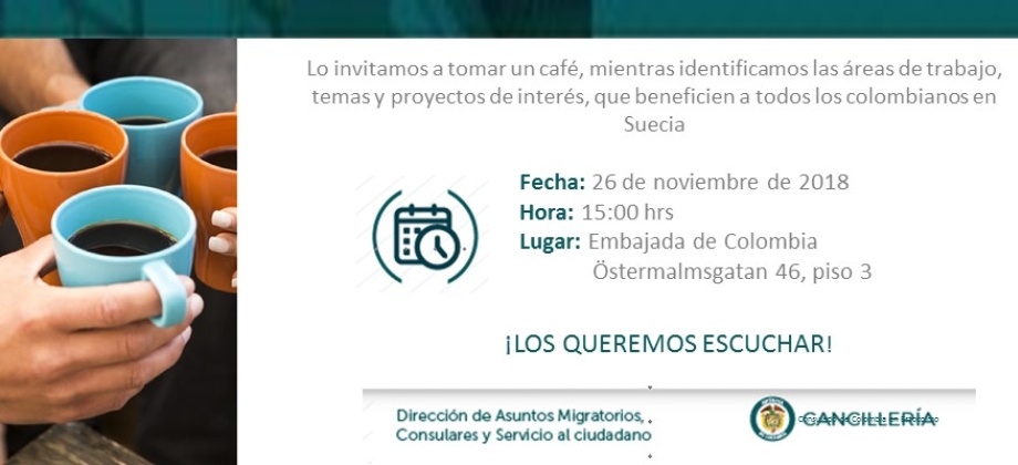 Primer encuentro consular comunitario en Suecia 
