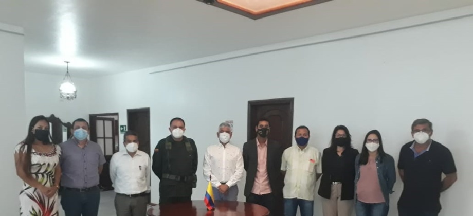 Consulado de Colombia en Tabatinga realizó reunión con autoridades migratorias de Leticia y Tabatinga sobre seguridad y derechos humanos