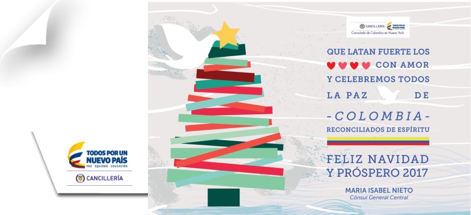 Saludo Navidad del Consulado de Colombia en Nueva York 