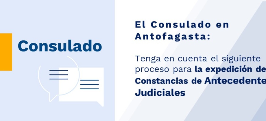 Proceso para la expedición de Constancias de Antecedentes Judiciales 