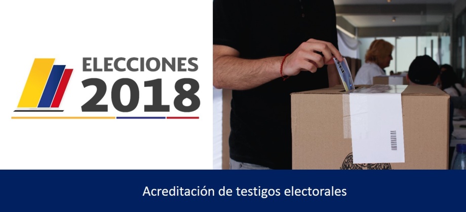 Acreditación testigos electorales