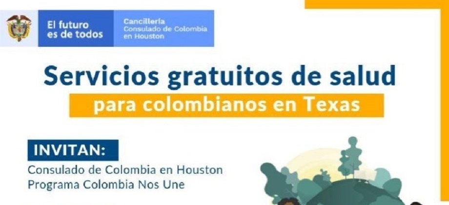 El Consulado de Colombia en Houston realizará la semana de salud gratuita en Texas