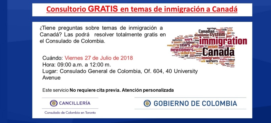 Los invitamos al Consultorio de Migración gratuito el último viernes de cada mes