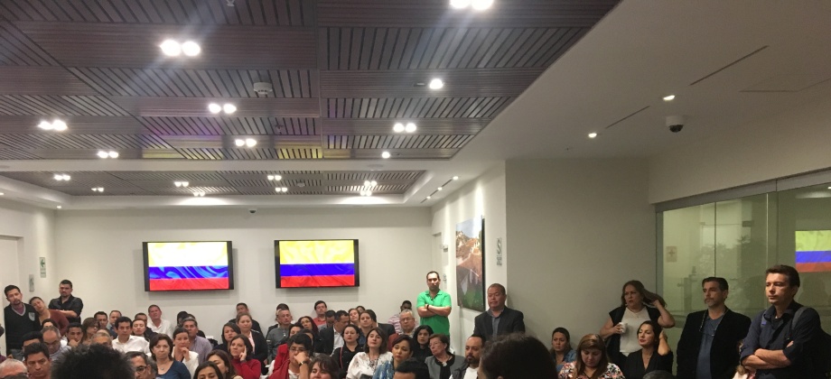 Con la participación de más de 120 connacionales se realizó el primer Encuentro Consular Comunitario donde se presentaron los resultados obtenidos por el Consulado de Colombia en Lima en el año 2018