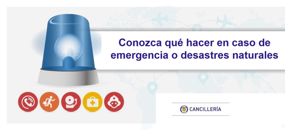 Conozca qué hacer en caso de emergencia o desastres naturales