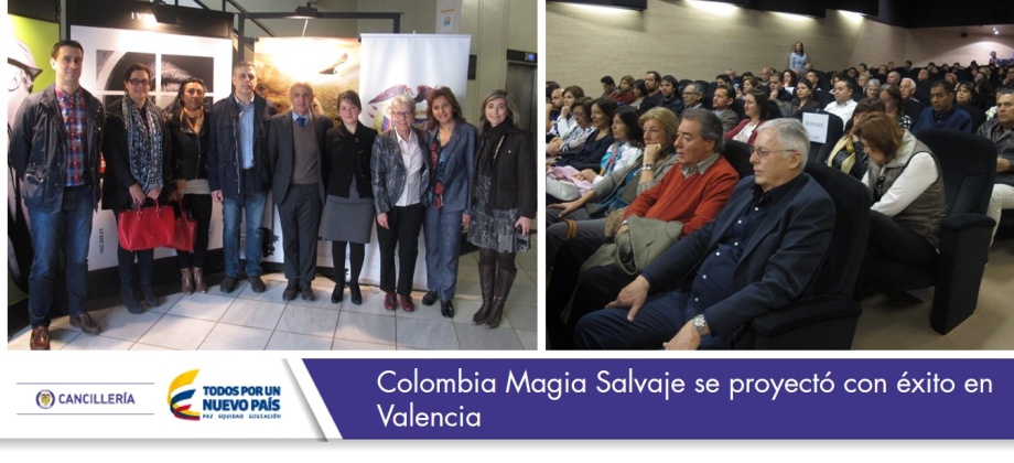 Colombia Magia Salvaje se proyectó con éxito en Valencia