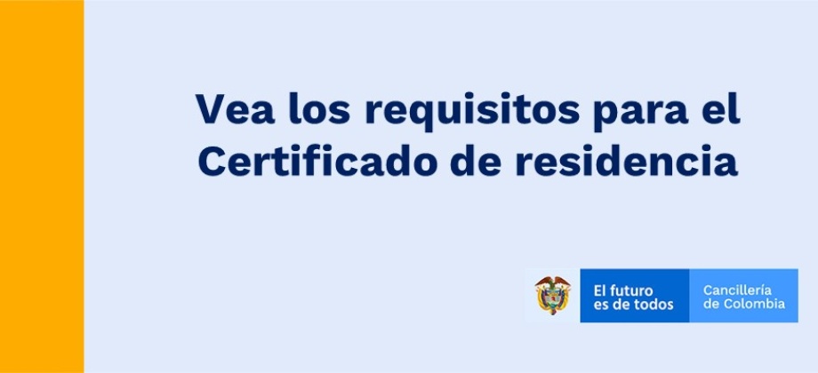 Vea los requisitos para el Certificado de residencia en Quito
