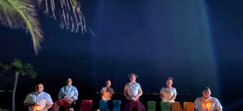 El equipo del Consulado de Colombia en Cancún les desea feliz Navidad y próspero 2021