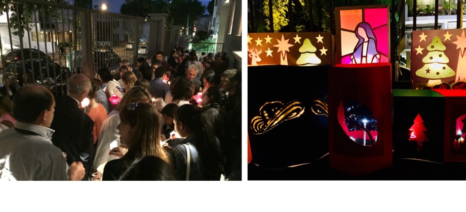 La Embajada en Uruguay celebró junto a más de 250 colombianos la noche de velitas