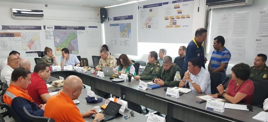 Gerencia de la Frontera con Venezuela y Cancillería lideraron Puesto de Mando Unificado en La Guajira