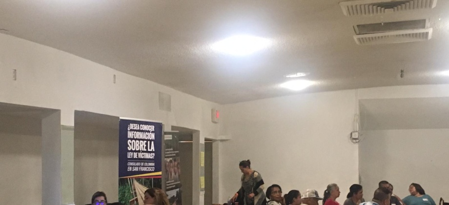 Cancillería llevó a cabo jornada para colombianos víctimas que residen en el estado de Washington