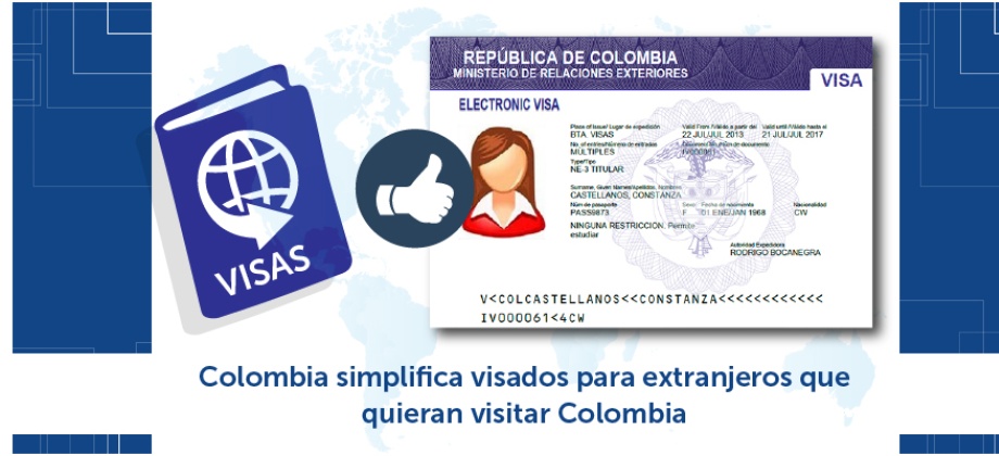 Colombia simplifica visados para extranjeros que quieran visitar Colombia