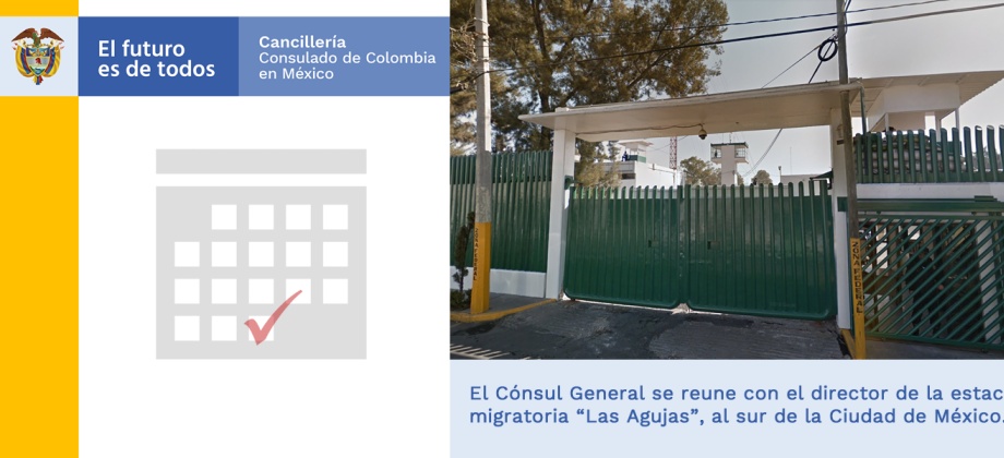 Director de la Estacion Migratoria “Las Agujas” recibió al Cónsul de Colombia 