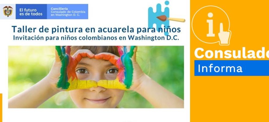 Taller de pintura en acuarela para niños en Washington D.C.