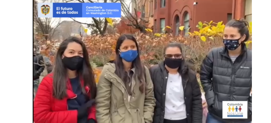 Consulado de Colombia en Washington DC realizó entrega de aguinaldos navideños a colombianos