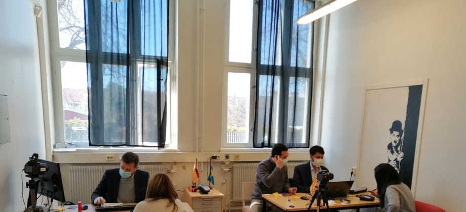 Para facilitar trámites consulares en medio de la pandemia, Consulado de Colombia en Suecia realizó Consulado Móvil en en Malmö