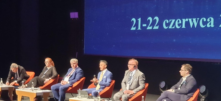 Embajador Javier Higuera visitó Torun para participar en el Welconomy Forum y reunirse con el Vicemariscal de Cuyavia y Pomerania y el Alcalde