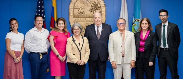 Miami recibió la visita del Embajador de Colombia en Estados Unidos, Daniel García-Peña