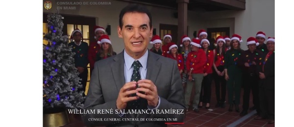 Consulado de Colombia en Miami invita a la novena navideña a realizarse el viernes 16 de diciembre