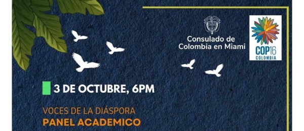 imagel del panel Voces de la Diáspora - La COP 16 y la paz con la naturaleza 