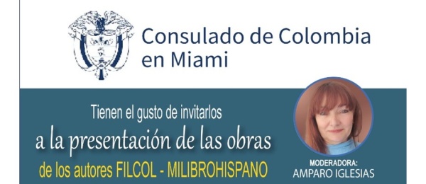 Este jueves 1 de agosto de 2024 se presentan las obras de los autores FILCOL-MILIBROHISPANO