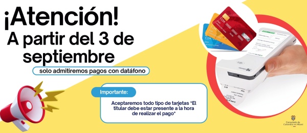 Los pagos se realizan por datáfono en el Consulado de Colombia en Miami