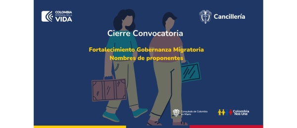 Cierre de la convocatoria "Fortalecimiento de la Gobernanza Migratoria" en el Consulado de Colombia en Miami 