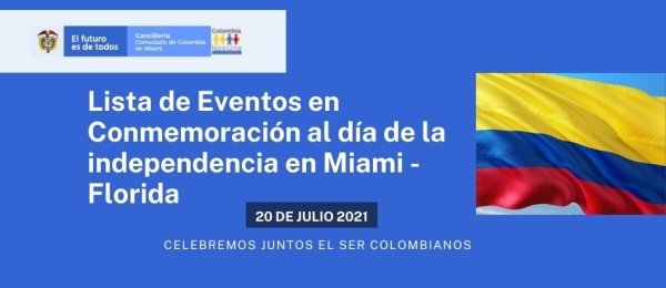 ¡Celebremos juntos el ser Colombianos! en julio de 2021